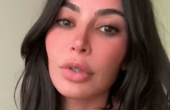 Kim Kardashian stuns with no makeup in rare unedited TikTok as she makes bizarre animal noises with daughter North West | The Sun