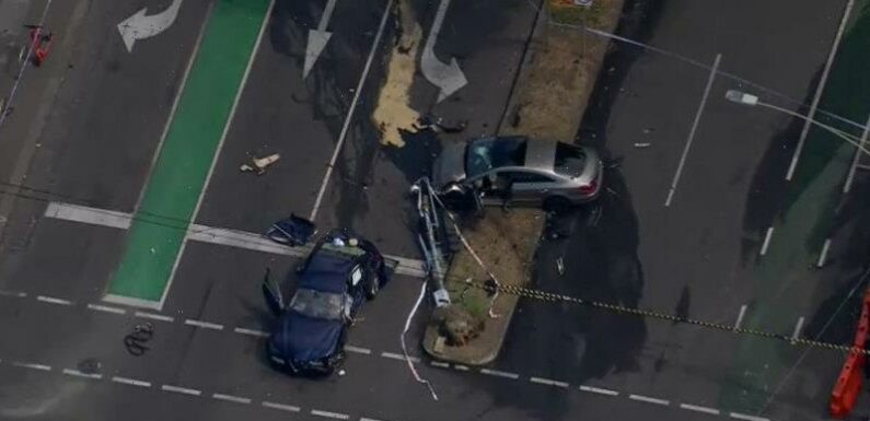 Man charged after Carlton collision that injured pedestrians