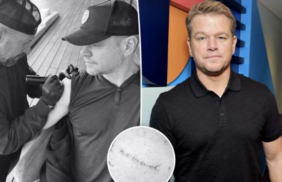 Matt Damon gets meaningful new tattoo in honor of his late father