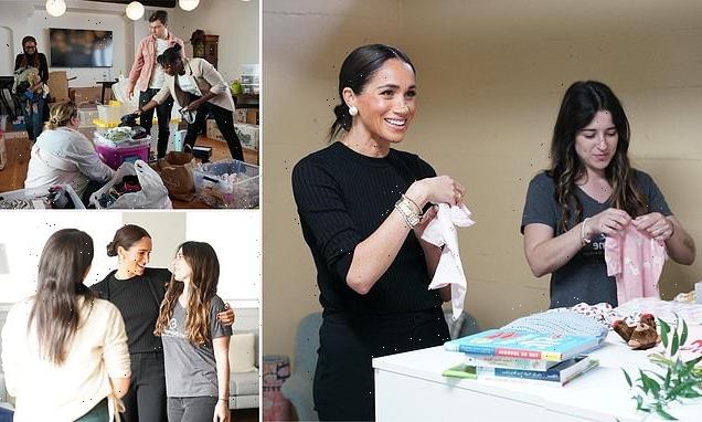 Meghan Markle visits homeless charity for pregnant women in LA