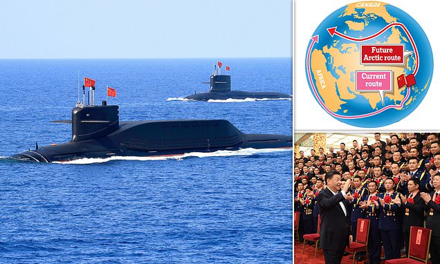 Melting Arctic ice may allow Chinese navy to confront Nato in 20 years