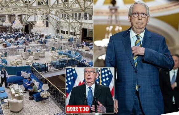 Mitch McConnell, 81, suffered a CONCUSSION after tripping