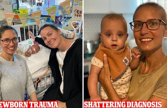 Mum spent months on hospital with sick baby suffers cruel cancer blow