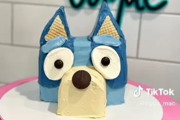 Mum tries to make a Bluey-themed birthday cake… but even she can’t stop laughing at the ‘abomination’ she ends up with | The Sun