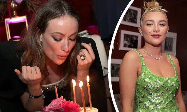Olivia Wilde celebrates 39th birthday at pre-Oscars party