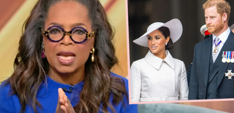 Oprah Weighs In On Whether Prince Harry & Meghan Markle Should Attend King Charles’ Coronation