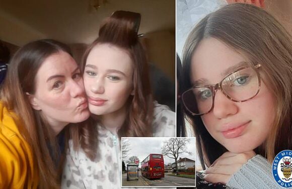 Pictured: Schoolgirl who died after being hit by a bus in Birmingham