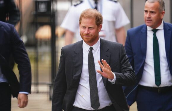 Prince Harry smiles and waves outside High Court as privacy claim hearing nears end