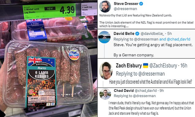 Retail chief sparks row over placement of Union Flag on NZ lamb