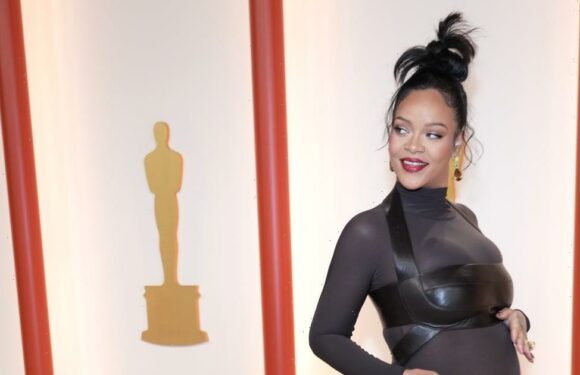 Rihanna Walks the Oscars Red Carpet After Announcing Her Second Pregnancy