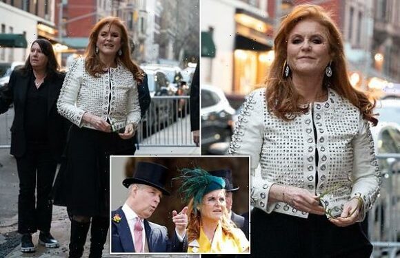 Sarah Ferguson makes a bold style statement in New York City