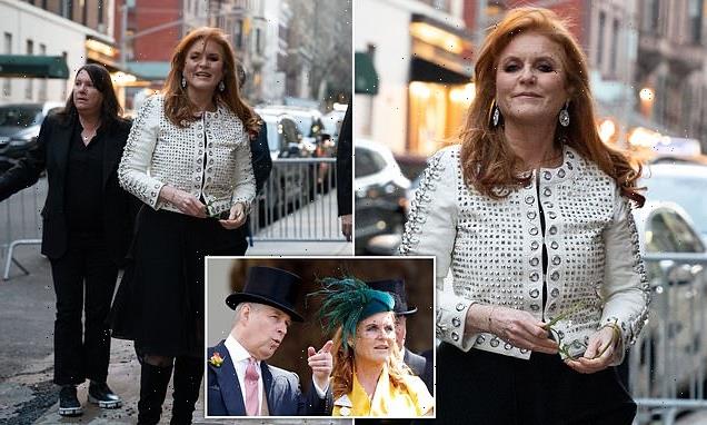 Sarah Ferguson makes a bold style statement in New York City