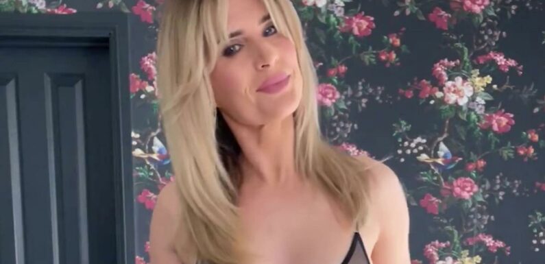 Sarah Jayne Dunn looks incredible as she strips to sheer lingerie – but fans are all distracted by the same thing | The Sun