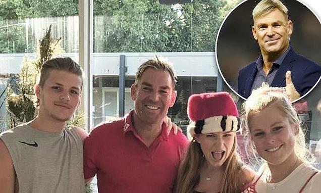 Shane Warne's kids and ex-wife mark one year since his death