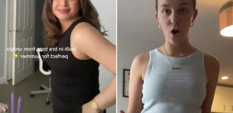 Shoppers scramble to snap up Uniqlo's new vest tops which mean you don't have to worry about your bra straps showing | The Sun