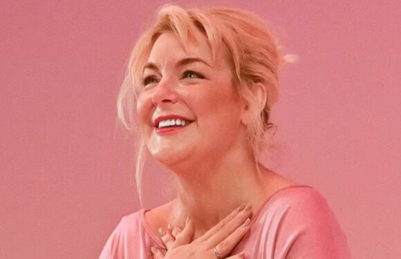 Tearful Sheridan Smith cuddles son Billy during standing ovation