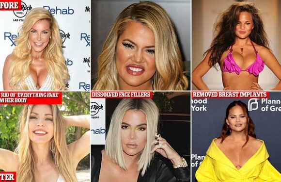 The celebrities who have U-turned on their cosmetic procedures
