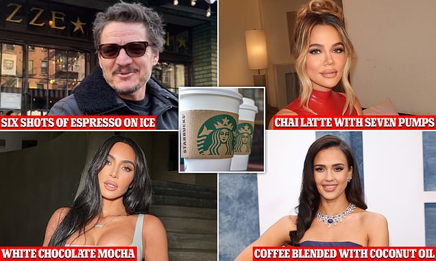 The wild Starbucks coffee orders of celebrities revealed