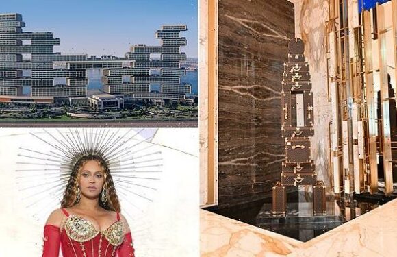 TikTok influencers fall into 'black ice' ponds at £1bn Dubai hotel