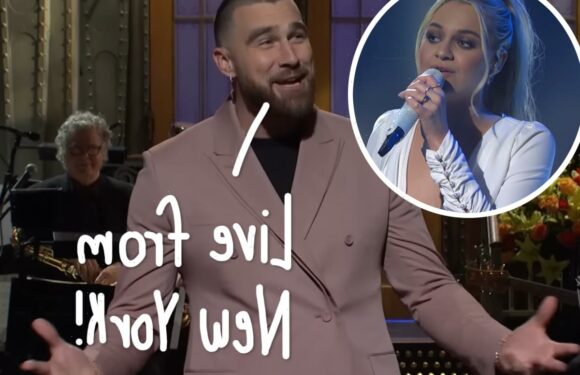 Travis Kelce Makes His Hosting Debut & Kelsea Ballerini Throws Shade At Ex Morgan Evans – SNL Highlights HERE!