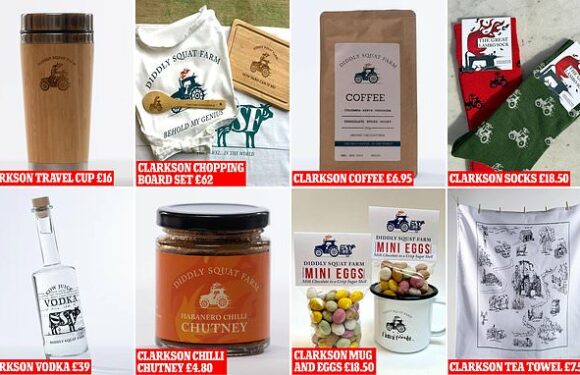 What exactly can you buy at Jeremy Clarkson's Diddly Squat farm shop?