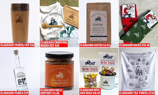 What exactly can you buy at Jeremy Clarkson's Diddly Squat farm shop?