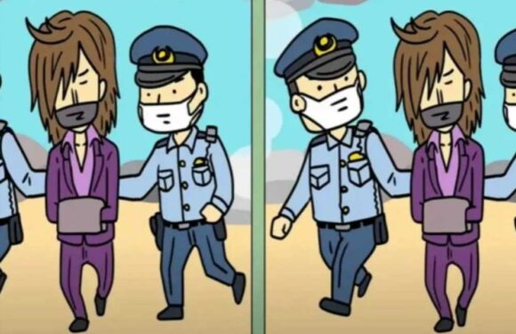 You must have a balanced mind if you can spot the differences in these two perp walk pictures in five seconds | The Sun