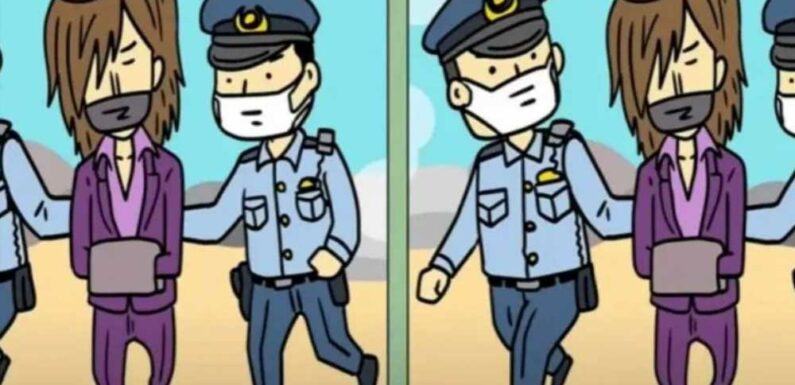 You must have a balanced mind if you can spot the differences in these two perp walk pictures in five seconds | The Sun
