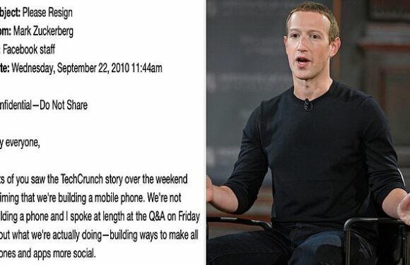 Zuckerberg demanded worker to 'Please Resign' over leaked info