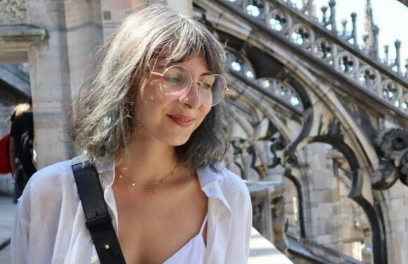 ‘I went grey at 14 – people judge my silver locks but I don’t care’