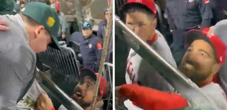 Angels' Anthony Rendon Grabs Fan, Takes Swing In Heated Confrontation At A's Game