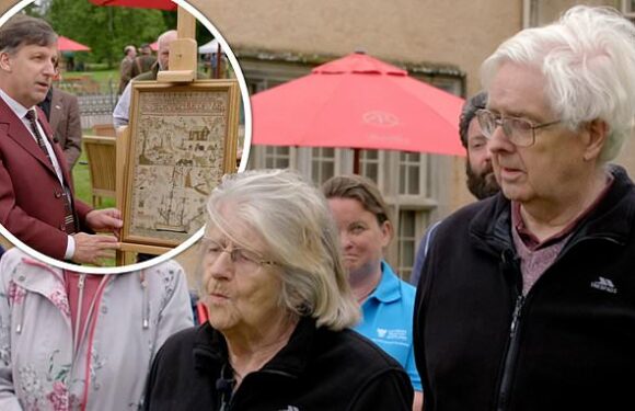 Antiques Roadshow guest is shocked by eye-watering value of a sampler