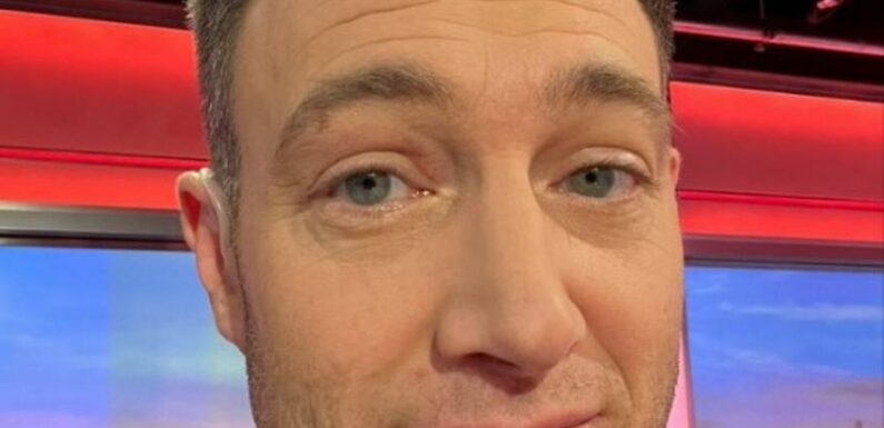BBC Breakfast star has from black eye after ‘smashing face on door’ before show