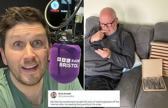 BBC radio star's father, 61, stunned to receive 60 pairs of glasses