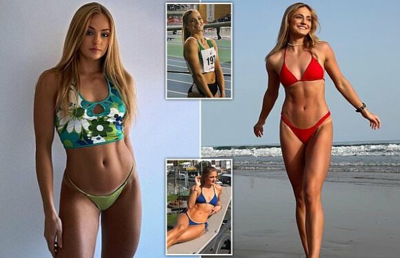 British heptathlete Lauren Davey causes a stir with beach snaps