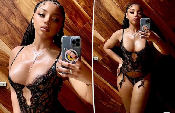 Chloë Bailey celebrates her stretch marks in lacy lingerie