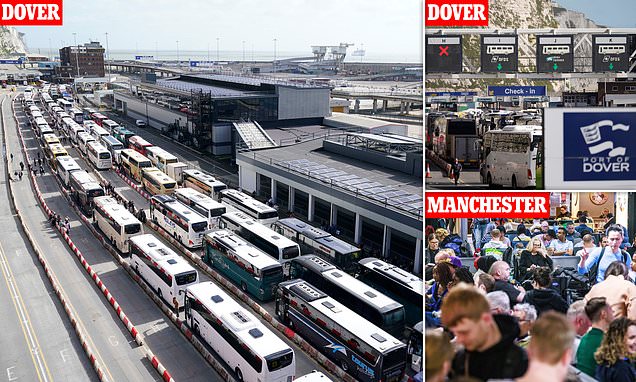 Coach passengers FINALLY make it to Dover after 17 hours
