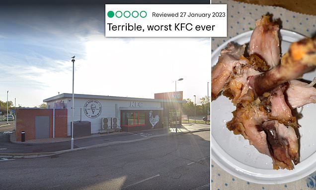 Diners blast 'worst KFC' in the UK, slamming its 'oozy greasy food'