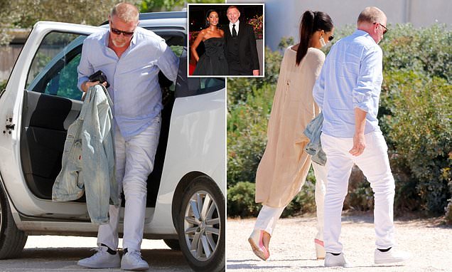 Disgraced tennis legend is seen out and about in Ibiza with girlfriend