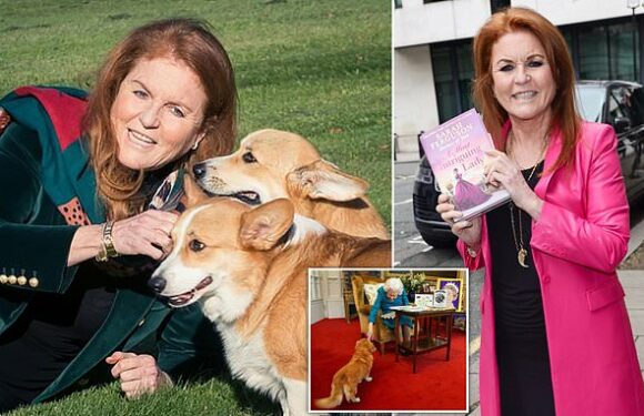 Fergie says corgis she adopted from late Queen are 'really happy'