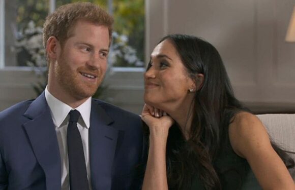 Harry’s ‘cut off’ gesture hinted at royal rift in first chat with fiancee Meghan
