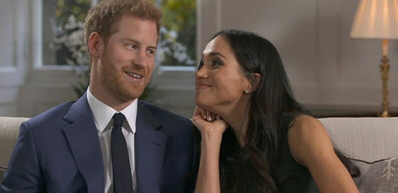Harry’s ‘cut off’ gesture hinted at royal rift in first chat with fiancee Meghan
