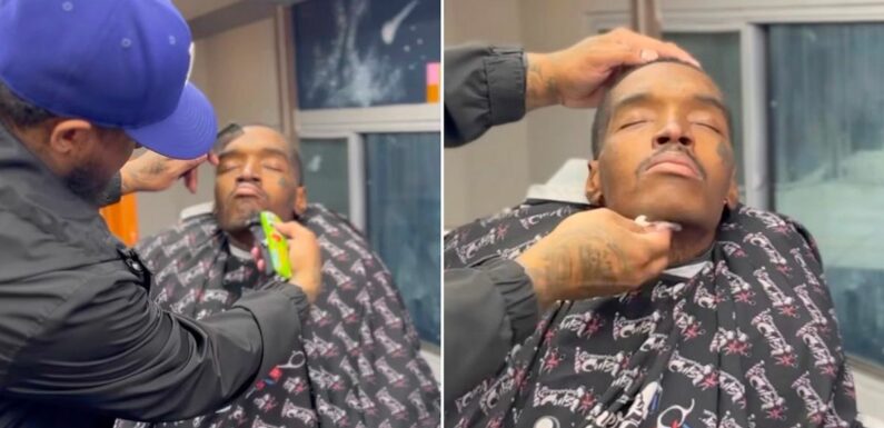 Homeless man has viewers mistaking his age after barber gives epic makeover