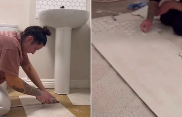 I gave my bland bathroom a £50 glow-up using bargain buys from Shein and B&Q – people can’t believe how easy it was | The Sun