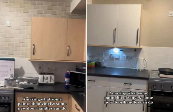 I transformed my tiny kitchen with three small changes using bargains from B&Q and Amazon | The Sun