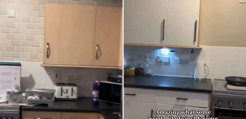 I transformed my tiny kitchen with three small changes using bargains from B&Q and Amazon | The Sun