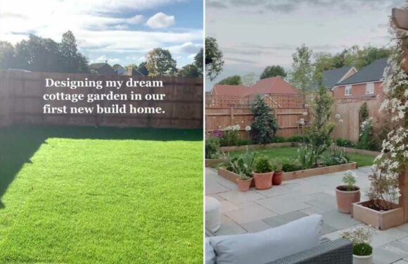 I wanted to create my dream English cottage courtyard in our new build garden – we did it all ourselves but I love it | The Sun