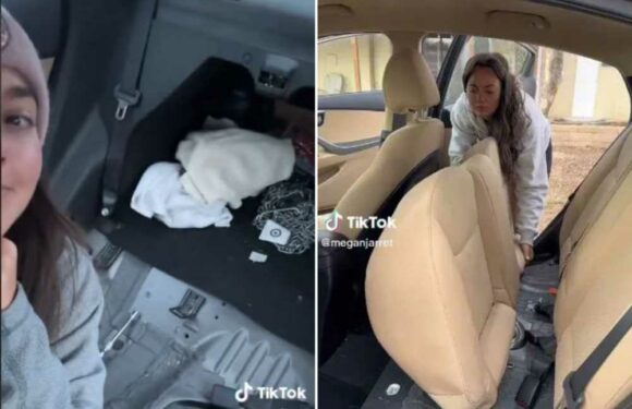 I was fed up my cluttered life so binned everything & now live in my tiny car – I love how much money I save on rent too | The Sun