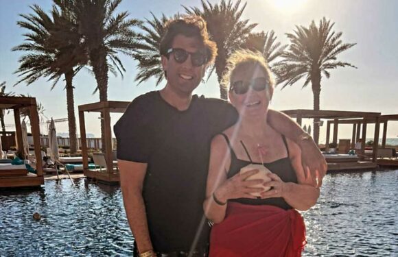 James Argent looks slimmer than ever on luxury holiday with mum Patricia to Abu Dhabi | The Sun