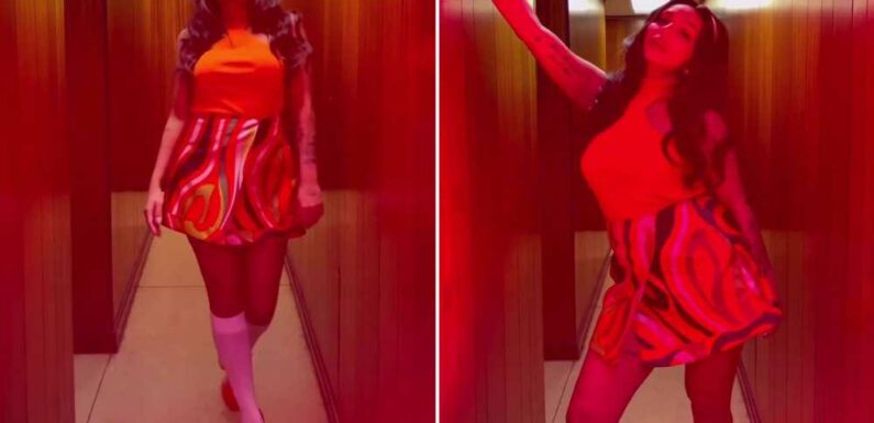 Jesy Nelson looks incredible in knee high socks and mini skirt as she launches comeback single | The Sun